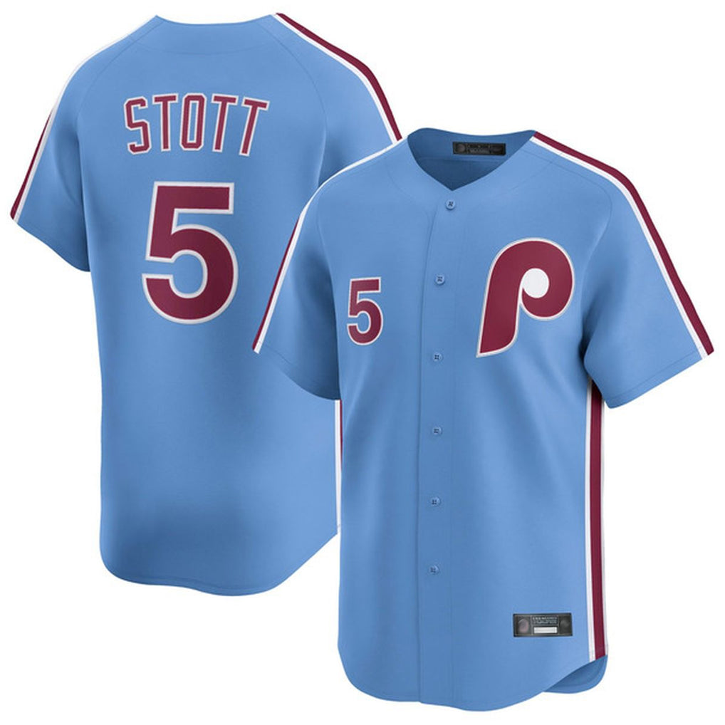 Ndoa P.Phillies #5 Bryson Stott Player Light Blue Home Limited Stitched Jerseys