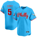 Ndoa P.Phillies #5 Bryson Stott Player Light Blue Phillies & Eagles Vapor Premier Limited Stitched Jerseys