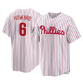 Ndoa P.Phillies #6 Ryan Howard Player White Home Game Stitched Jerseys