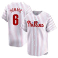 Ndoa P.Phillies #6 Ryan Howard Player White Home Limited Stitched Jerseys