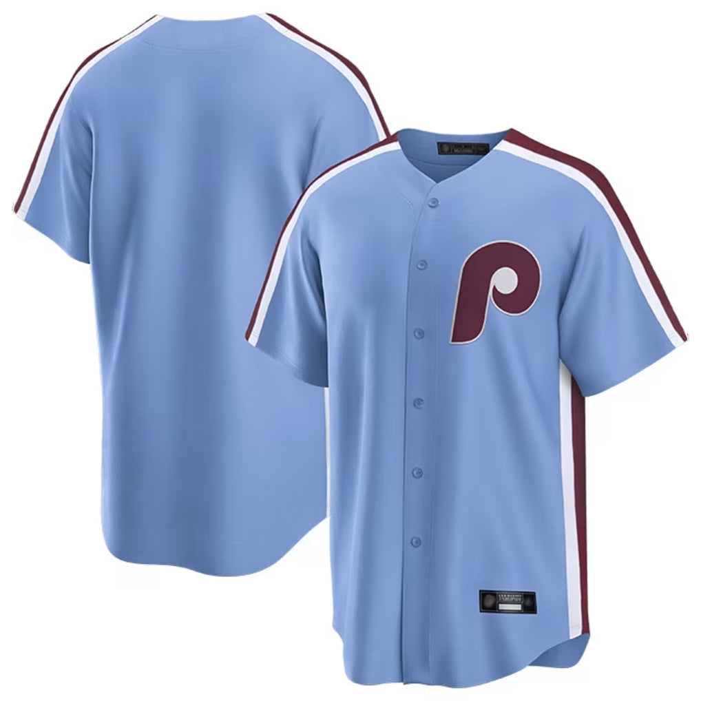 Ndoa P.Phillies Blank Player Light Blue Home Limited Stitched Jerseys
