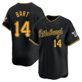 Ndoa P.Pirates #14 Joey Bart Player Black Alt Home Limited Stitched Jerseys