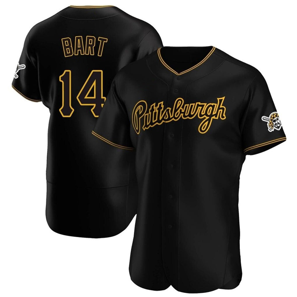 Ndoa P.Pirates #14 Joey Bart Player Black Home Limited Elite Stitched Jerseys