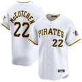 Ndoa P.Pirates #22 Andrew McCutchen Player White Home Limited Stitched Jerseys