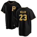 Ndoa P.Pirates #23 Mitch Keller Player Black Home Game Stitched Jerseys