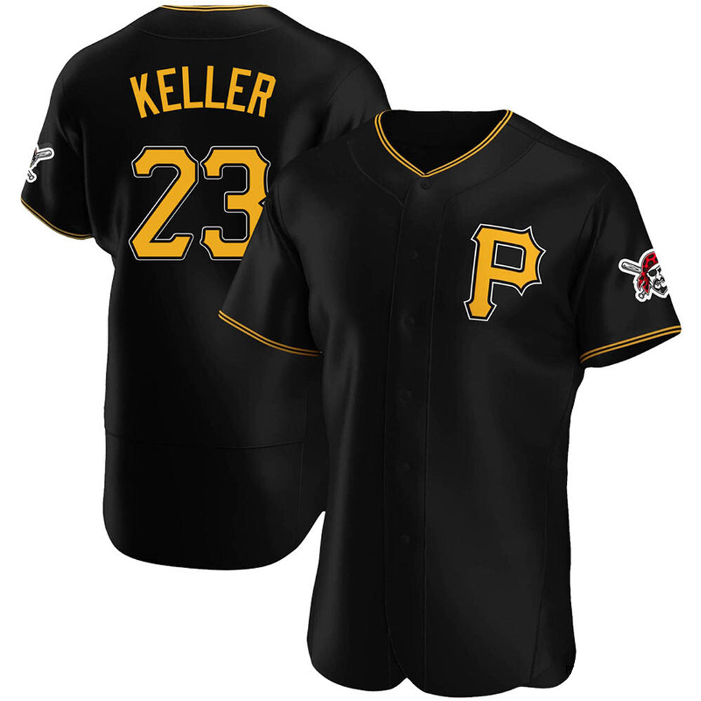 Ndoa P.Pirates #23 Mitch Keller Player Black Home Limited Elite Stitched Jerseys