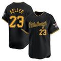 Ndoa P.Pirates #23 Mitch Keller Player Black Home Limited Stitched Jerseys