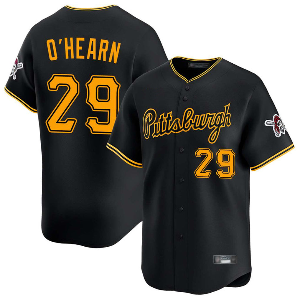 Ndoa P.Pirates #29 Ryan O'Hearn Player Black Alt Home Limited Stitched Jerseys