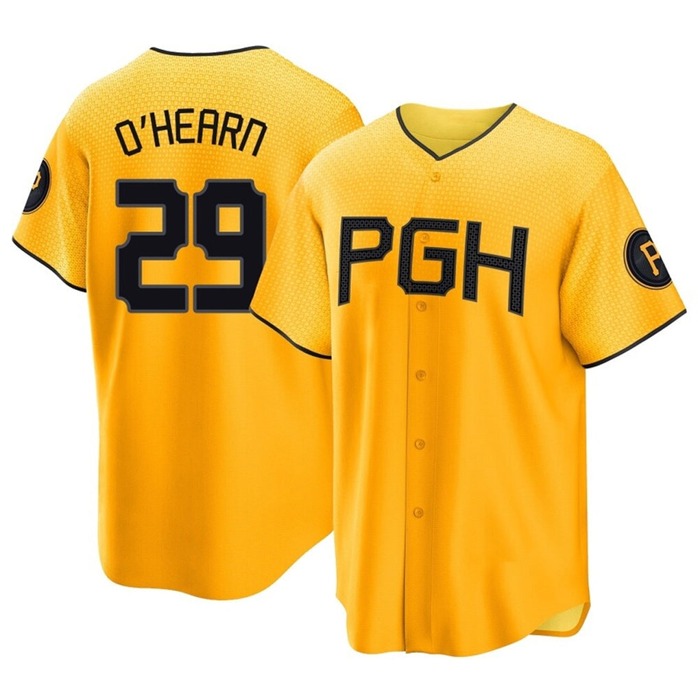 Ndoa P.Pirates #29 Ryan O?¡®Hearn Player Gold City Connect Home Game Stitched Jerseys