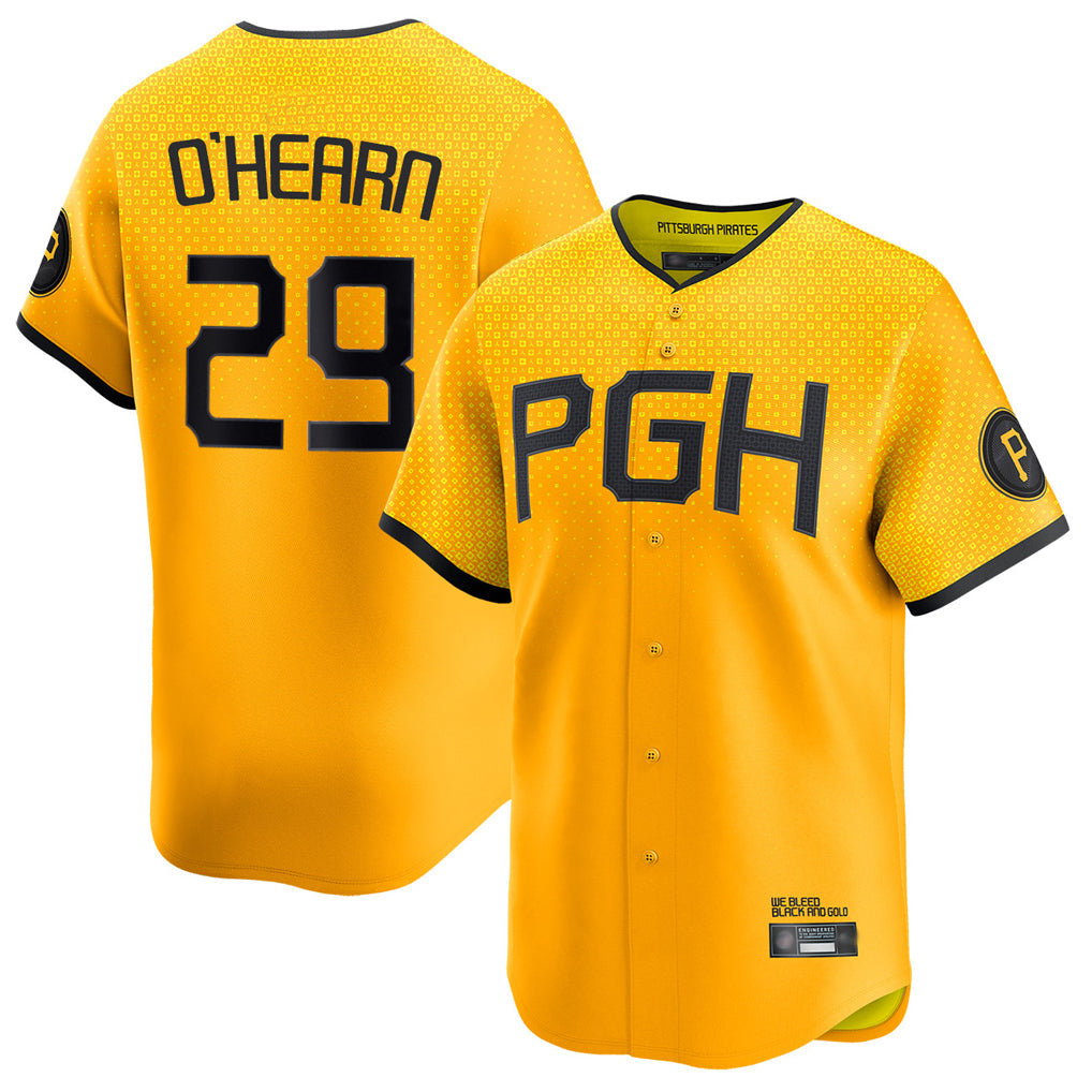 Ndoa P.Pirates #29 Ryan O?¡®Hearn Player Gold City Connect Home Limited Stitched Jerseys