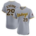 Ndoa P.Pirates #29 Ryan O?¡®Hearn Player Gray Road Home Limited Elite Stitched Jerseys
