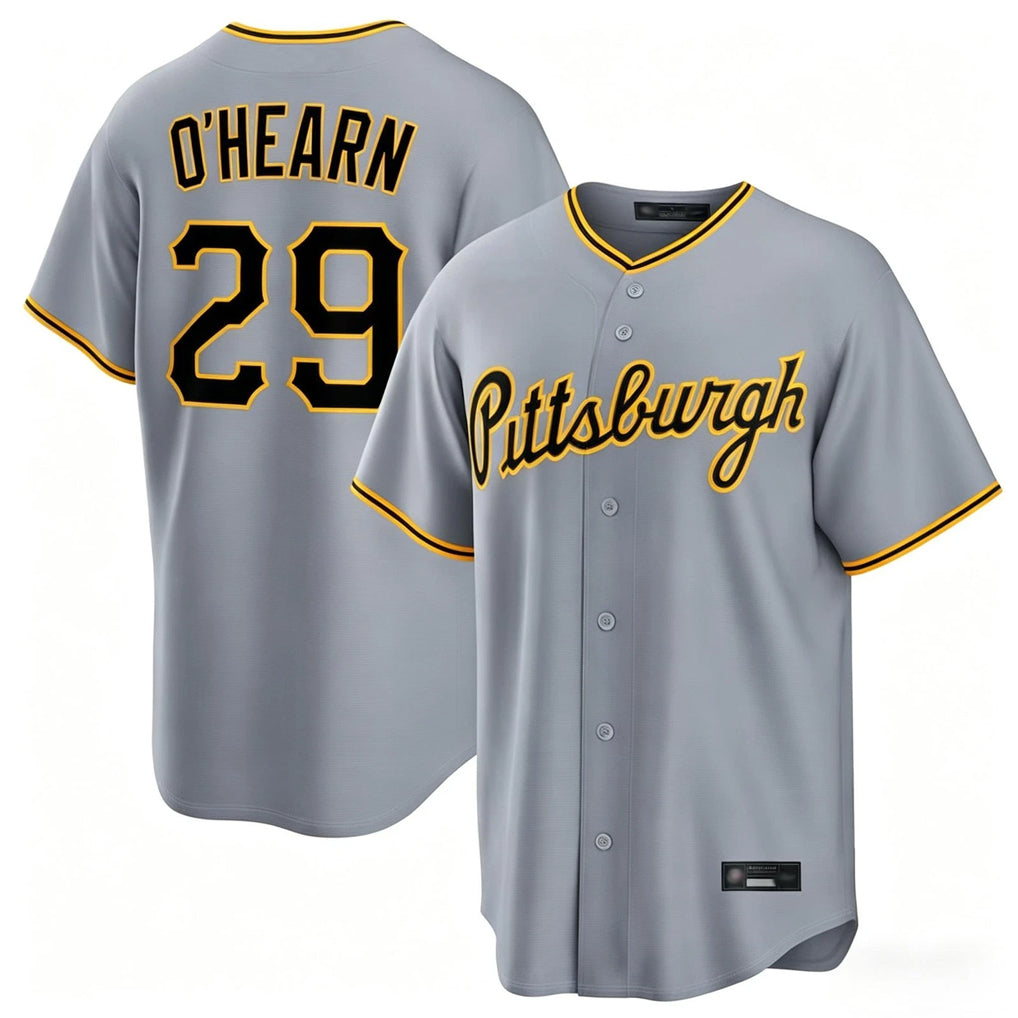 Ndoa P.Pirates #29 Ryan O?¡®Hearn Player Gray Road Home Limited Game Stitched Jerseys