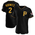Ndoa P.Pirates #2 Spencer Horwitz Player Black Alternate 2025 Home Limited Elite Stitched Jerseys