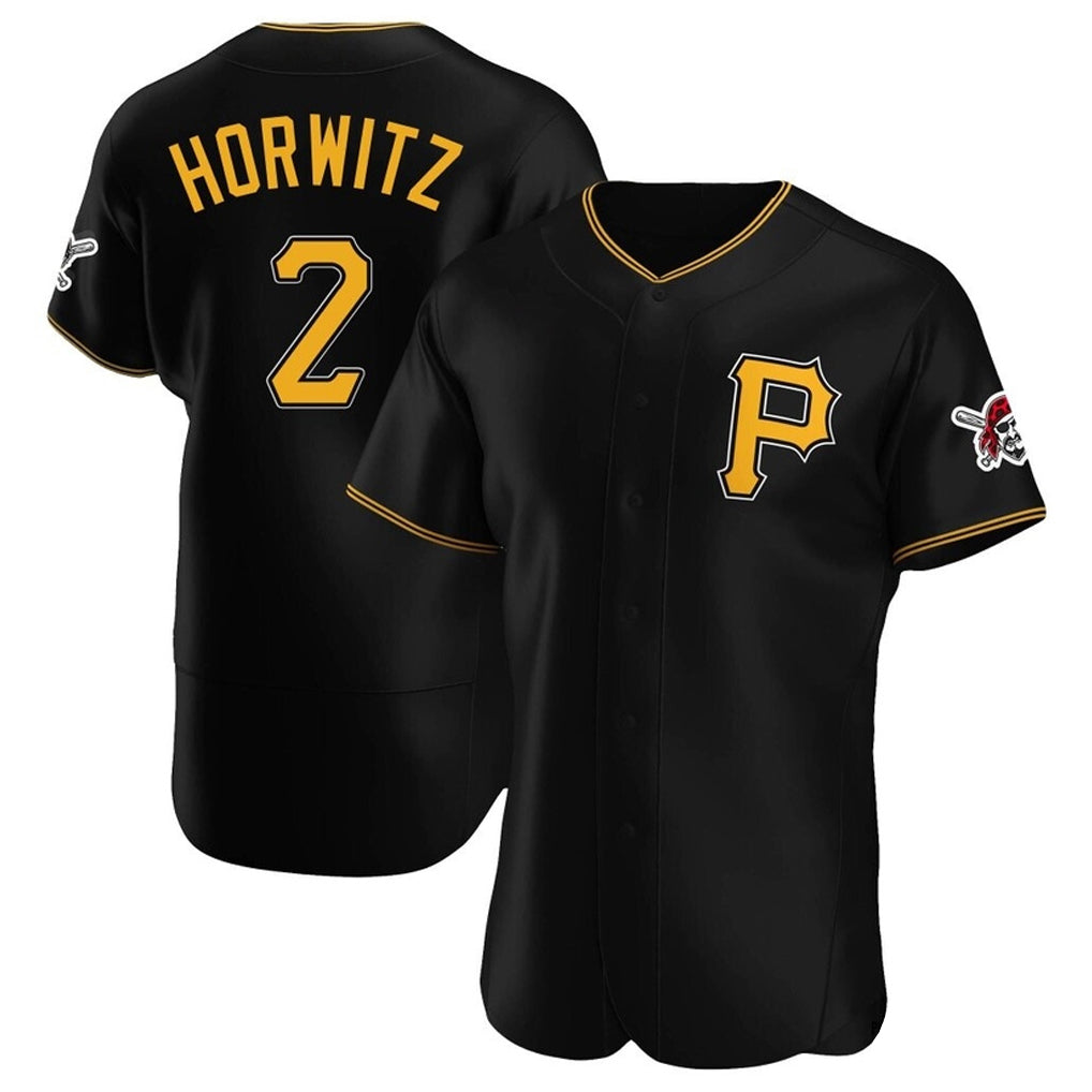 Ndoa P.Pirates #2 Spencer Horwitz Player Black Alternate 2025 Home Limited Elite Stitched Jerseys