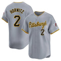 Ndoa P.Pirates #2 Spencer Horwitz Player Gray Road Home Limited Stitched Jerseys
