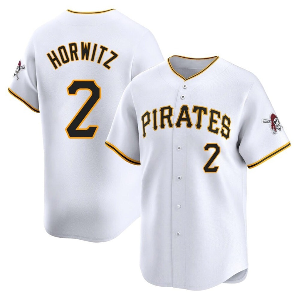 Ndoa P.Pirates #2 Spencer Horwitz Player White Home Limited Stitched Jerseys