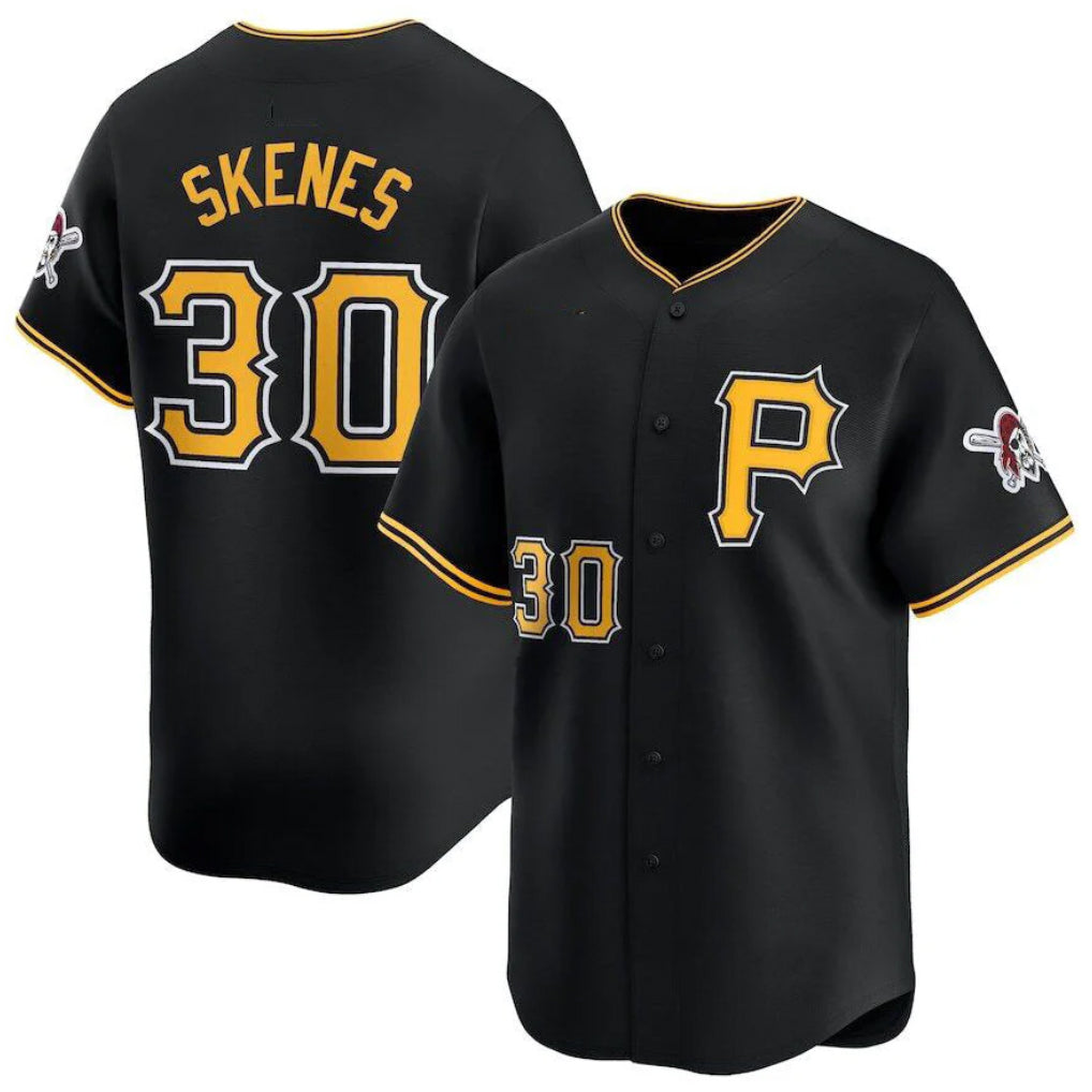 Ndoa P.Pirates #30 Paul Skenes Player Black Alt Limited Home Stitched Jerseys
