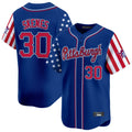 Ndoa P.Pirates #30 Paul Skenes Player Royal 2025 Independence Day Vapor Premier Limited Stitched Jerseys
