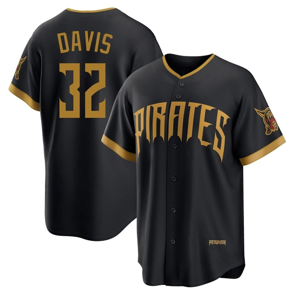 Ndoa P.Pirates #32 Henry Davis Player Black 2026 City Connect Home Game Stitched Jerseys