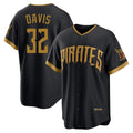 Ndoa P.Pirates #32 Henry Davis Player Black 2026 City Connect Home Game Stitched Jerseys