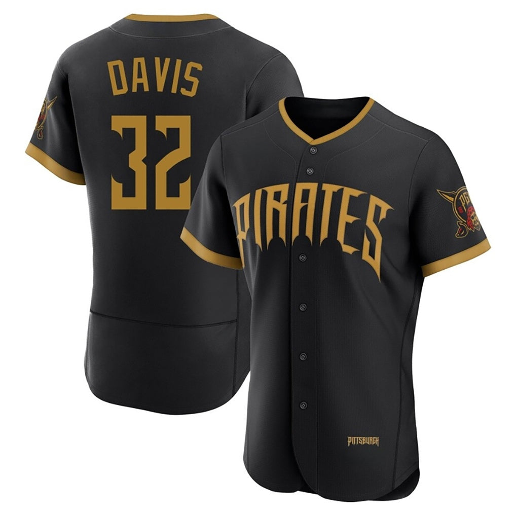 Ndoa P.Pirates #32 Henry Davis Player Black 2026 City Connect Home Limited Elite Stitched Jerseys