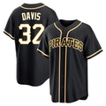 Ndoa P.Pirates #32 Henry Davis Player Black Fashion Out Home Game Stitched Jerseys
