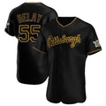 Ndoa P.Pirates #55 Jason Delay Player Black Home Limited Elite Stitched Jerseys