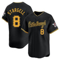 Ndoa P.Pirates #8 Willie Stargell Player Black Alt Home Limited Stitched Jerseys