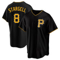 Ndoa P.Pirates #8 Willie Stargell Player Black Alternate 2025 Home Game Stitched Jerseys