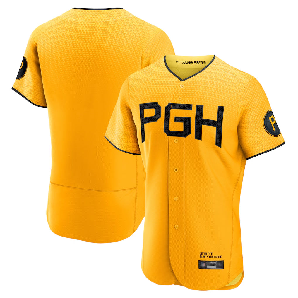 Ndoa P.Pirates Blank Player Gold City Connect Home Limited Stitched Jerseys
