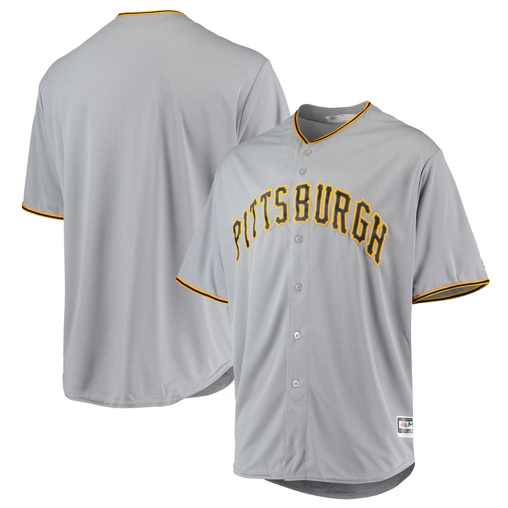 Ndoa P.Pirates Blank Player Gray Road Home Game Stitched Jerseys