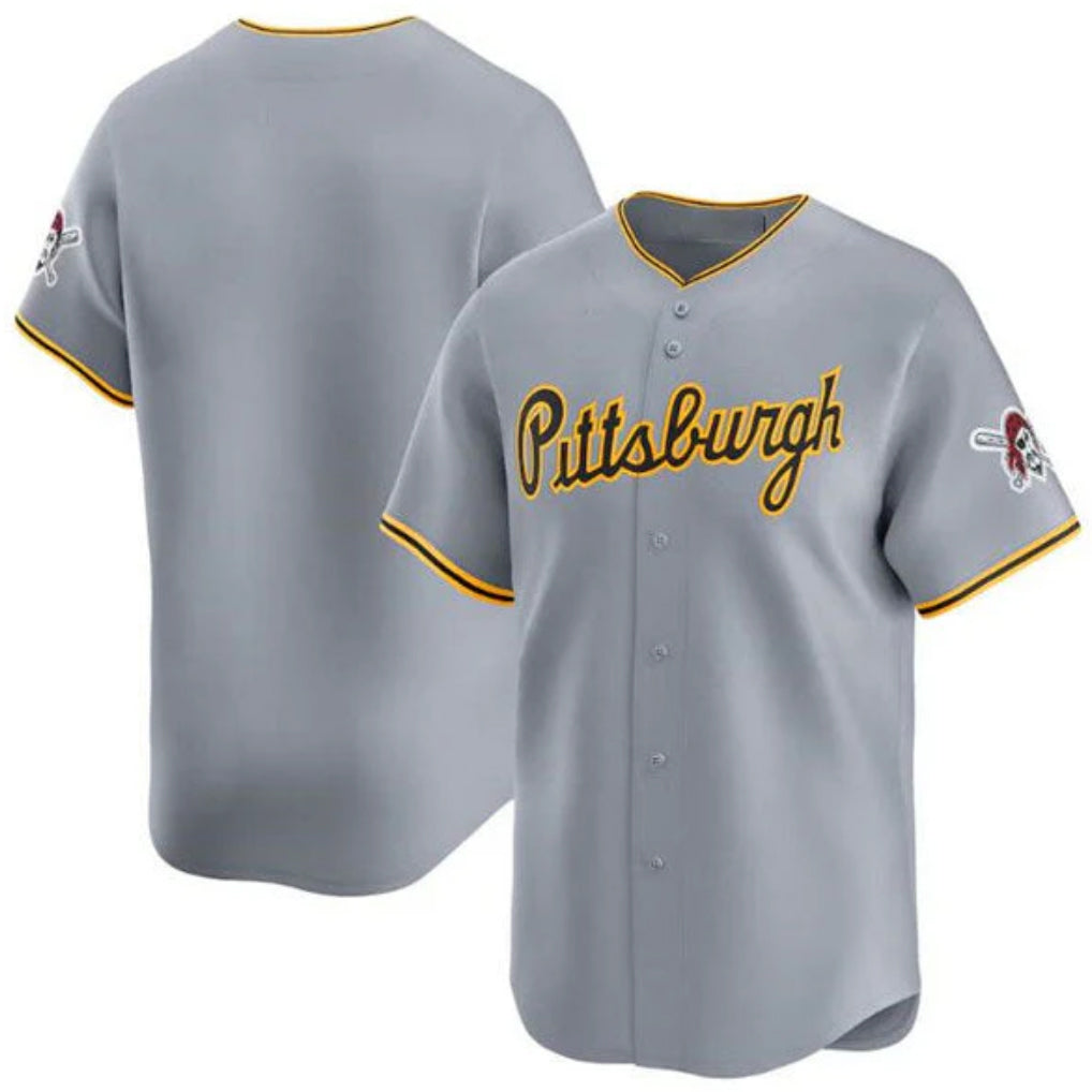 Ndoa P.Pirates Blank Player Gray Road Home Limited Stitched Jerseys