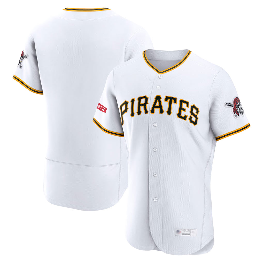 Ndoa P.Pirates Blank Player White Home Limited Elite Stitched Jerseys