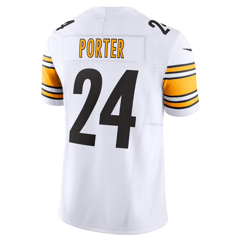 Ndoa P.Steelers #24 Joey Porter Jr. White Vapor F.U.S.E. Limited Stitched Jersey