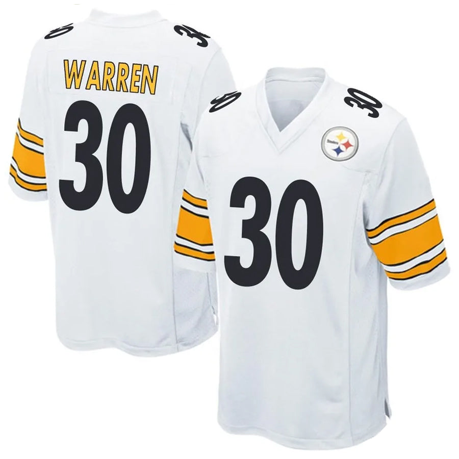 Ndoa P.Steelers #30 Jaylen Warren Player Game White Stitched Jerseys