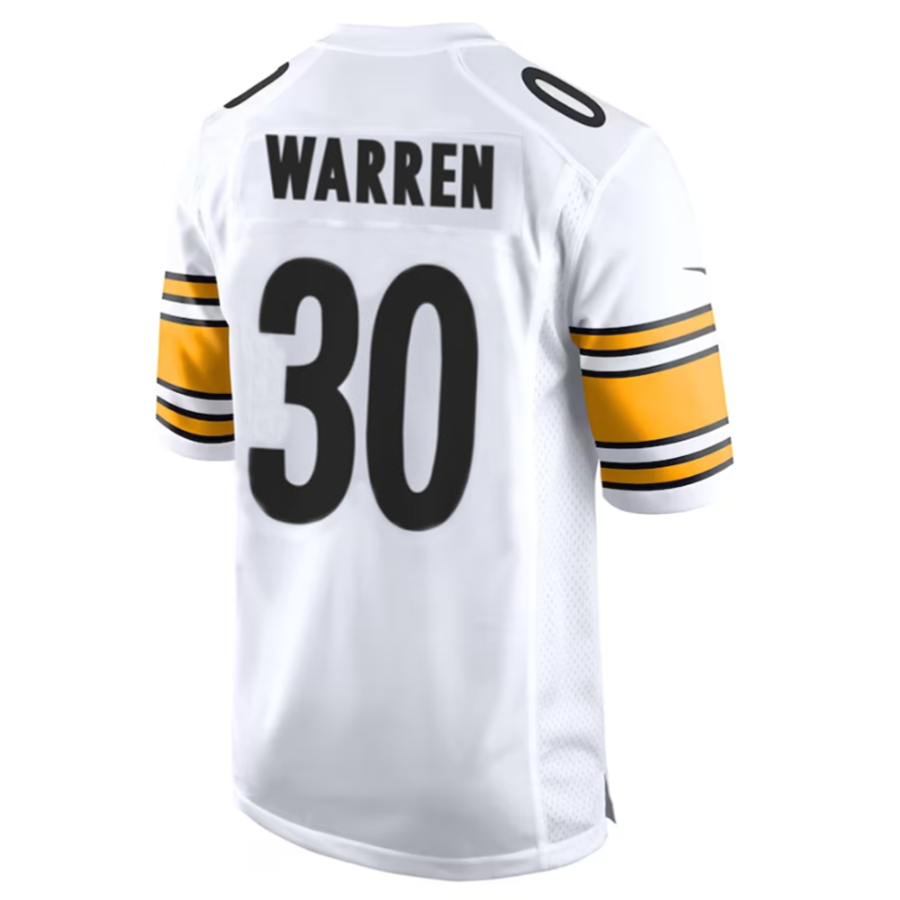 Ndoa P.Steelers #30 Jaylen Warren White Game American Stitched Jerseys