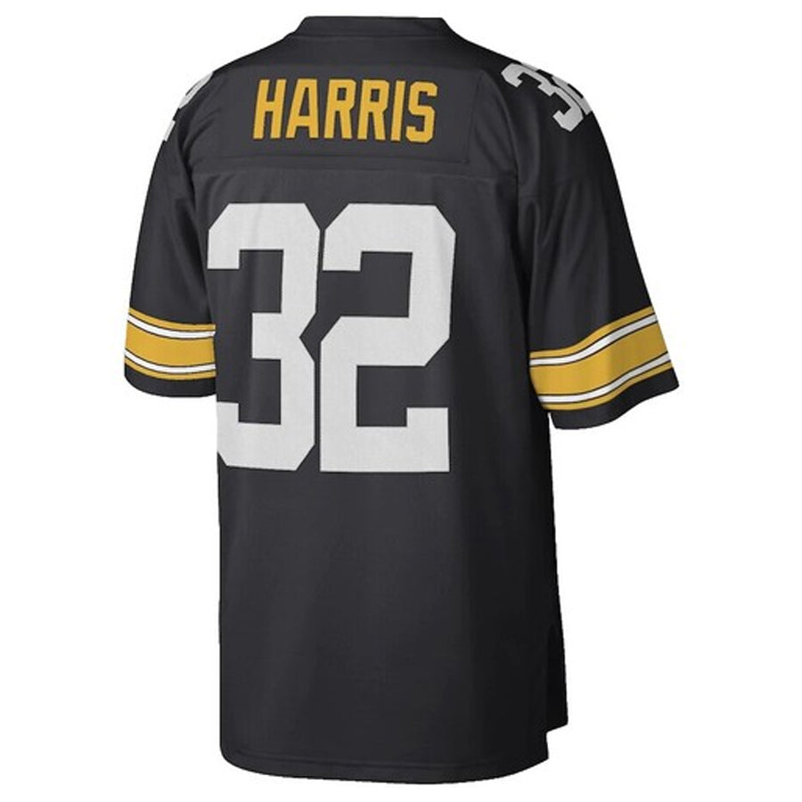 Ndoa P.Steelers #32 Franco Harris Player Mitchell & Ness Black Legacy Replica Stitched Jerseys