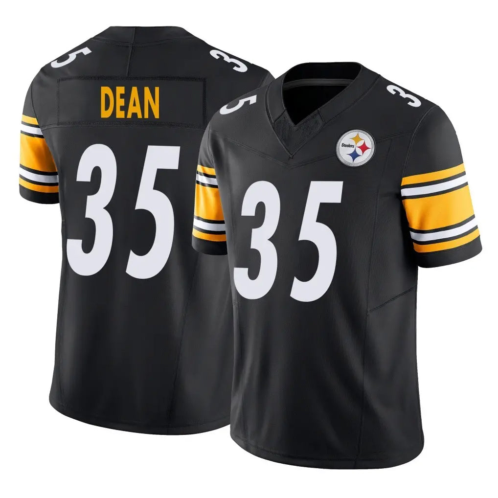 Ndoa P.Steelers #35 Jamel Dean Player Black Limited Vapor F.U.S.E. Home Game Stitched Jerseys