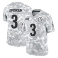 Ndoa P.Steelers #3 Jaquan Brisker Player Arctic Camo Limited Salute To Service Home Game Stitched Jerseys