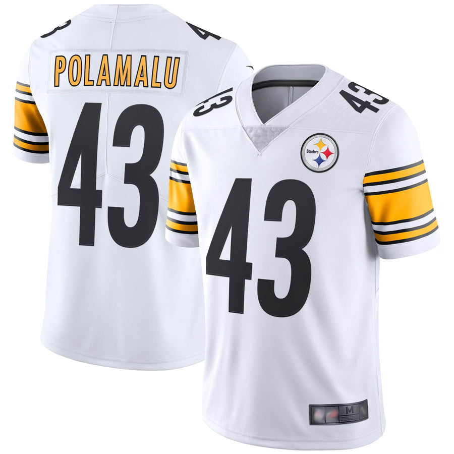 Ndoa P.Steelers #43 Troy Polamalu Player White Vapor Limited Stitched Jerseys