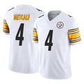 Ndoa P.Steelers #4 DK Metcalf Player White Limited Vapor F.U.S.E. Home Game Stitched Jerseys
