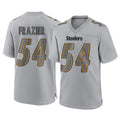 Ndoa P.Steelers #54 Zach Frazier Player Gray Atmosphere Fashion Home Game Stitched Jerseys