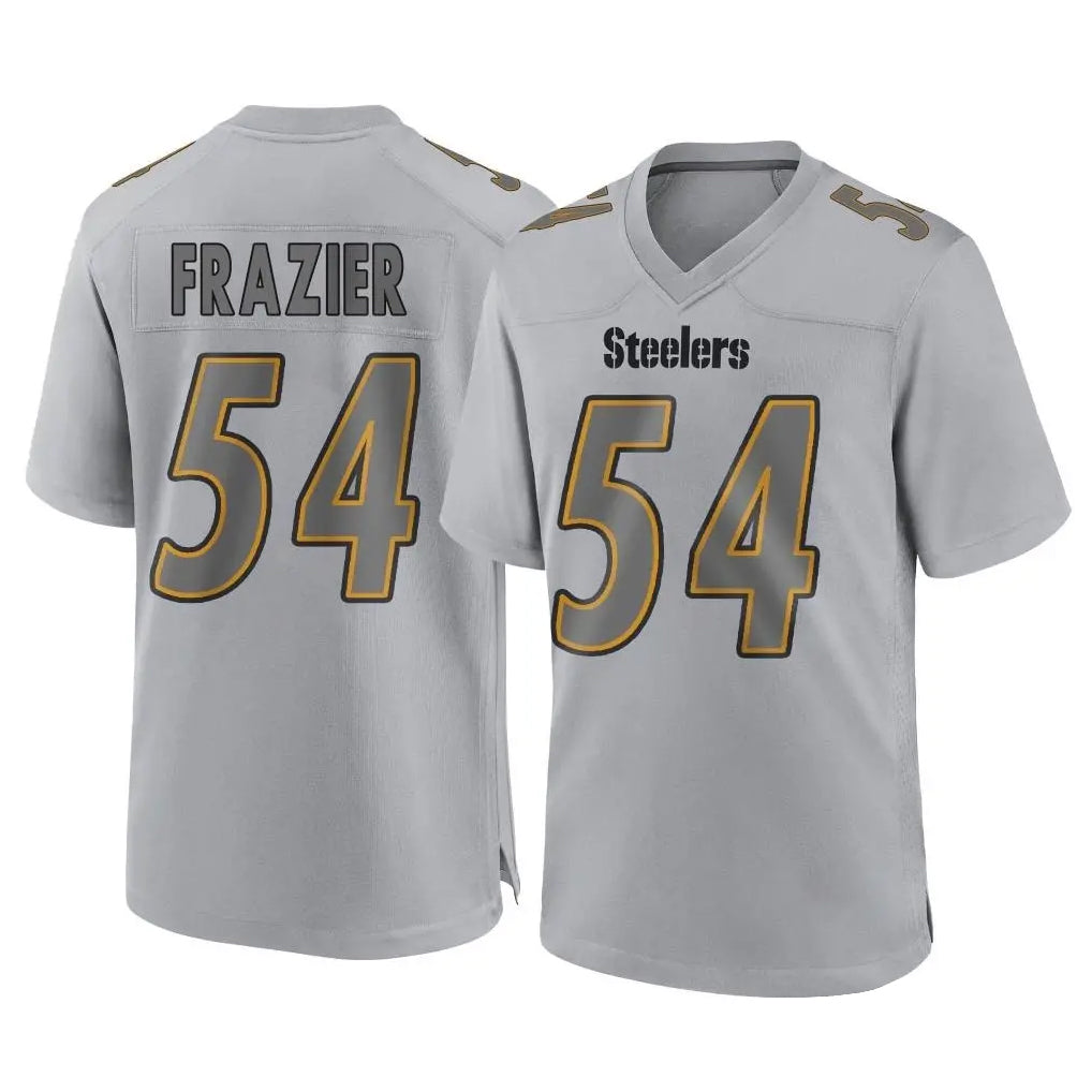 Ndoa P.Steelers #54 Zach Frazier Player Gray Atmosphere Fashion Home Game Stitched Jerseys