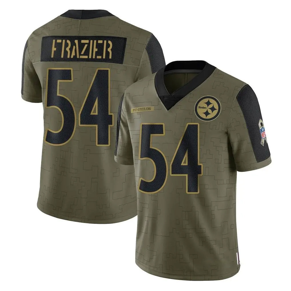 Ndoa P.Steelers #54 Zach Frazier Player Olive Salute To Service Limited Game Stitched Jerseys