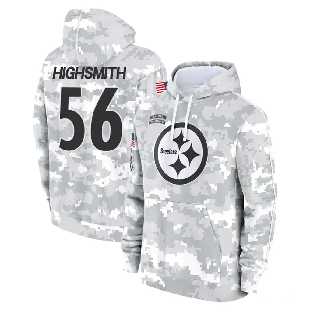 Ndoa P.Steelers #56 Alex Highsmith Player Arctic Camo Limited Salute to Service Pullover Hoodies Game Stitched Jerseys