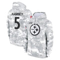 Ndoa P.Steelers #5 Jalen Ramsey Player Arctic Camo Limited Salute to Service Pullover Hoodies Game Stitched Jerseys
