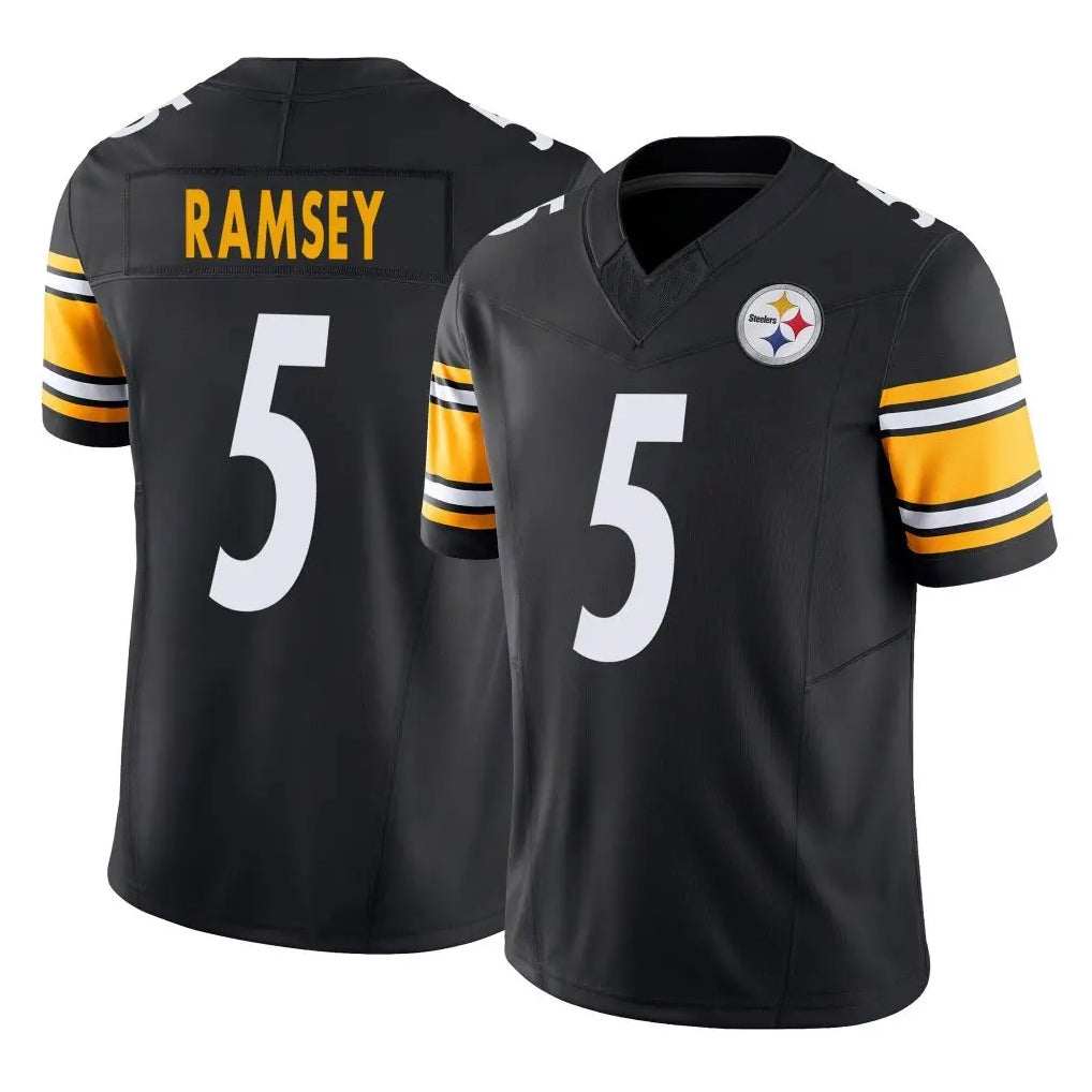 Ndoa P.Steelers #5 Jalen Ramsey Player Black Limited Vapor F.U.S.E. Home Game Stitched Jerseys