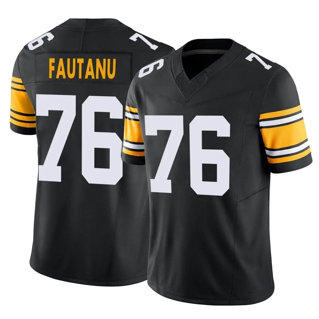 Ndoa P.Steelers #76 Troy Fautanu Player Black Limited Alternate Vapor F.U.S.E. Home Game Stitched Jerseys