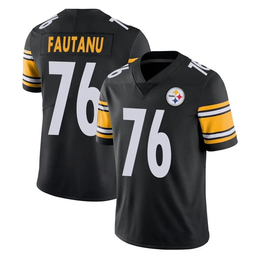 Ndoa P.Steelers #76 Troy Fautanu Player Black Limited Vapor Untouchable Home Game Stitched Jerseys
