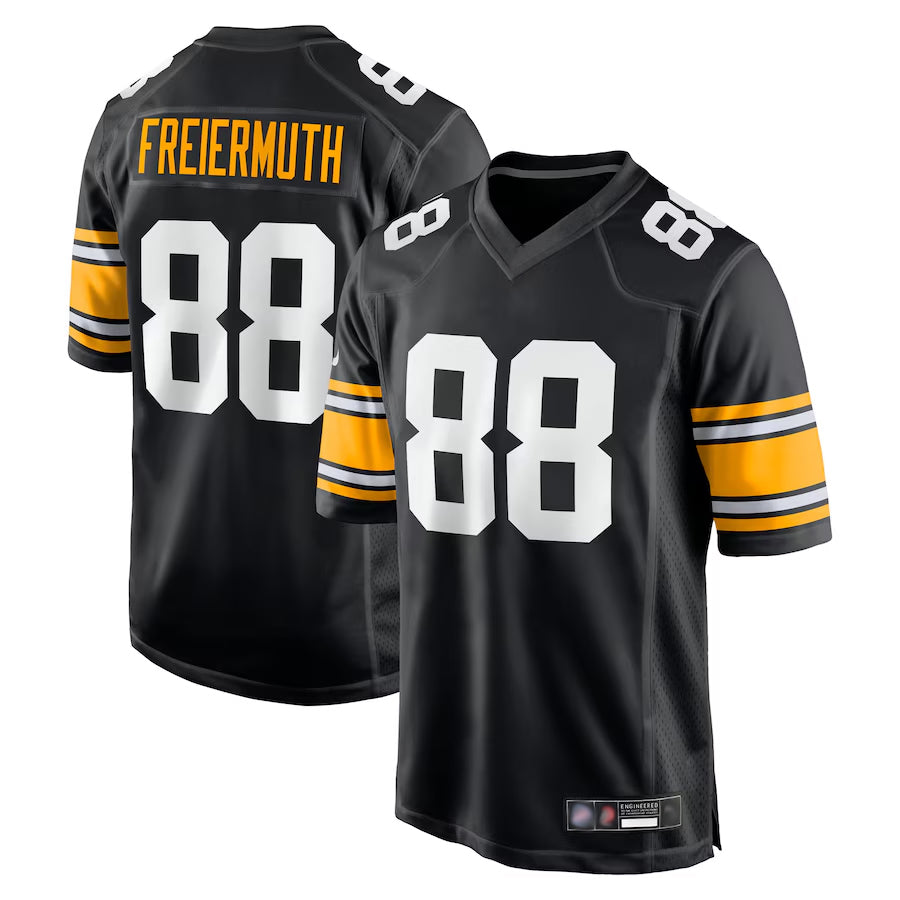 NdoaP.Steelers #88 Pat Freiermuth Player Black Alternate Game Stitched Jerseys